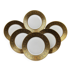 6 assiettes limoges F