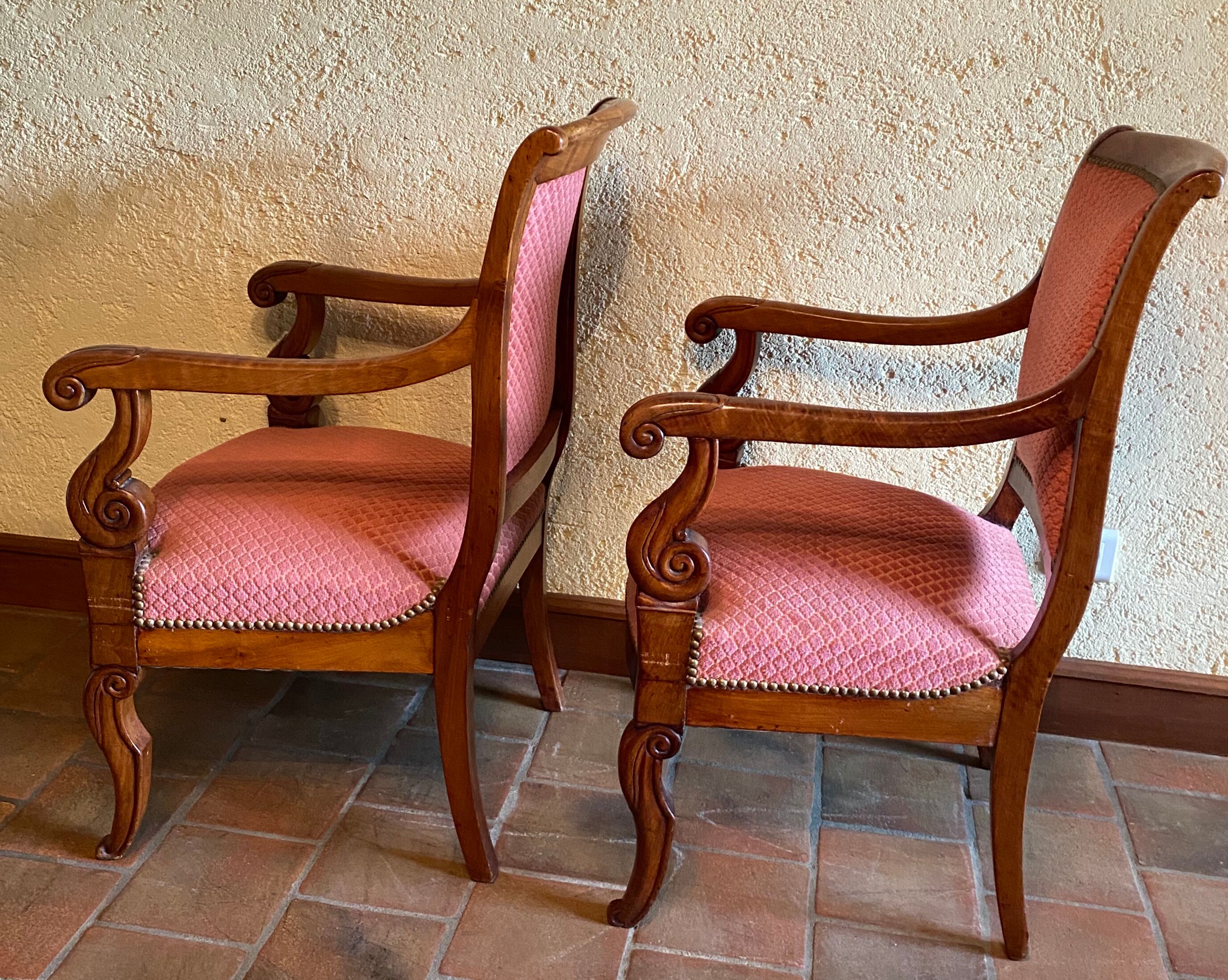 Duo of armchairs