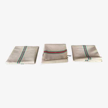 3 linen tea towels