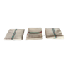 3 linen tea towels