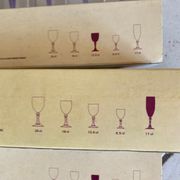 Lot de verres cristal Lilas vintage
