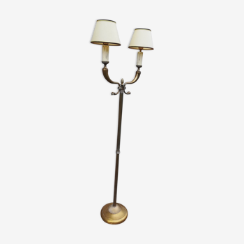 Lampadaire laiton vintage