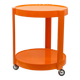 Desserte roulante vintage / design / plastique orange ,