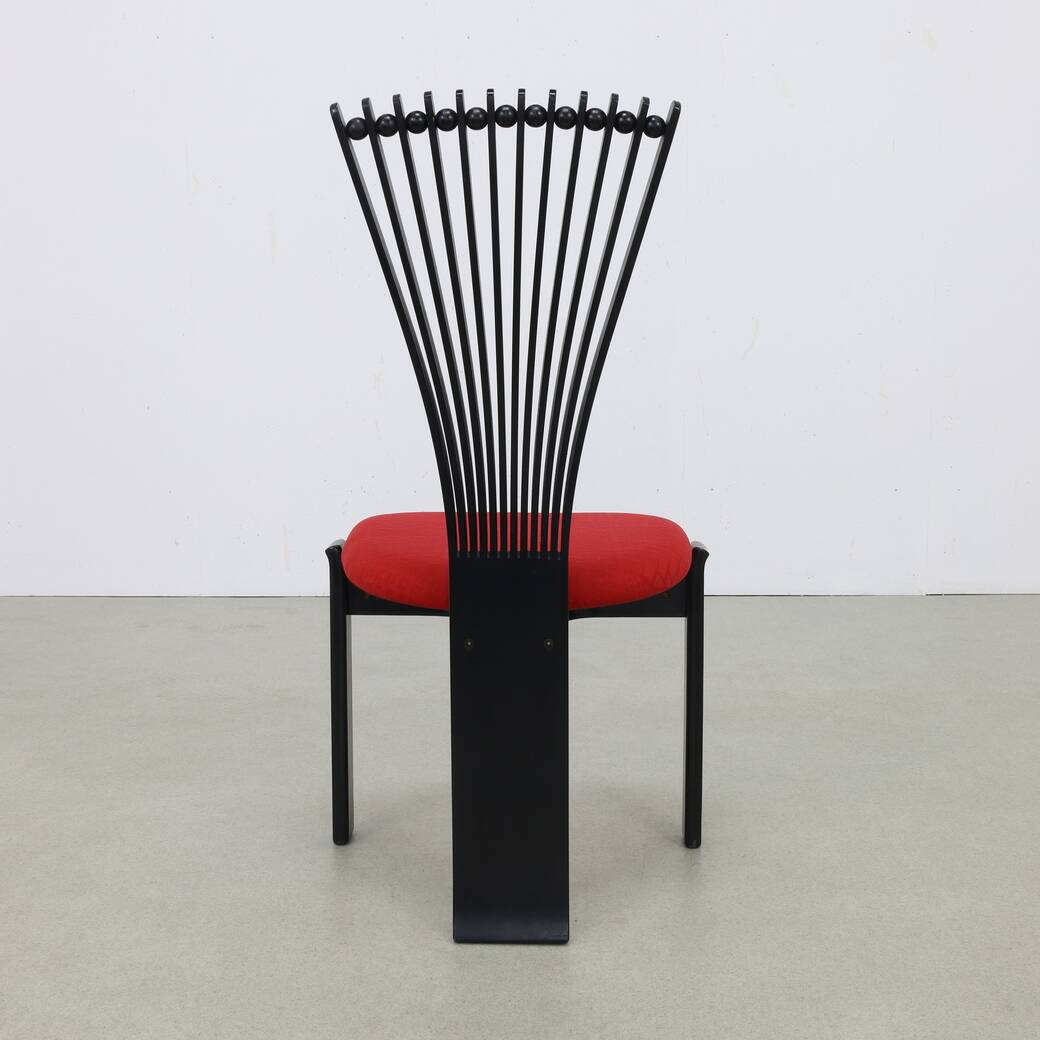 6x Postmodern Dining Chair by Torstein Nilsen for Westonofa, 1980s