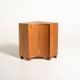 Scandinavian Elm Corner Cabinet, Mid-Century