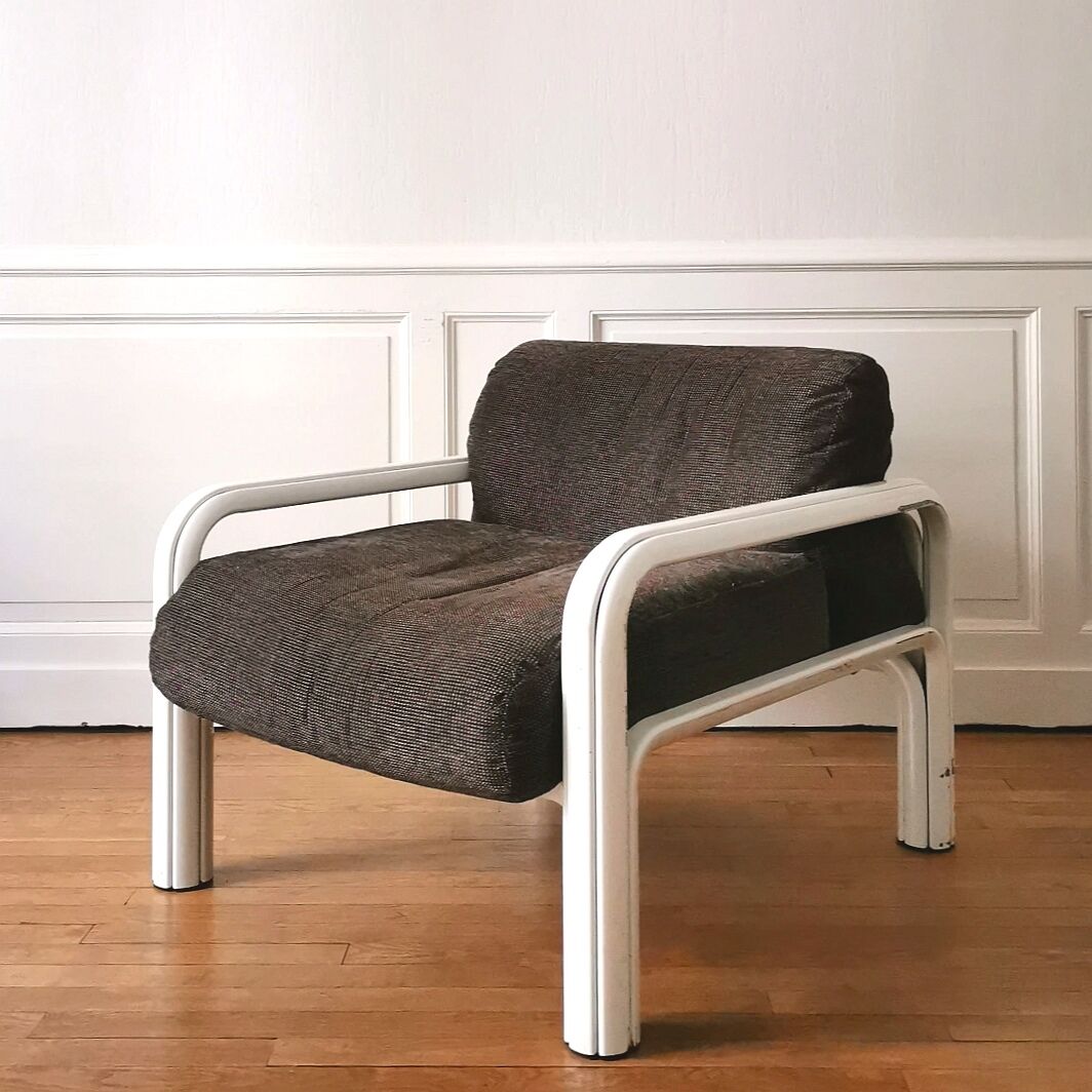 Fauteuil lounge de Gae Aulenti, Knoll, 1970
