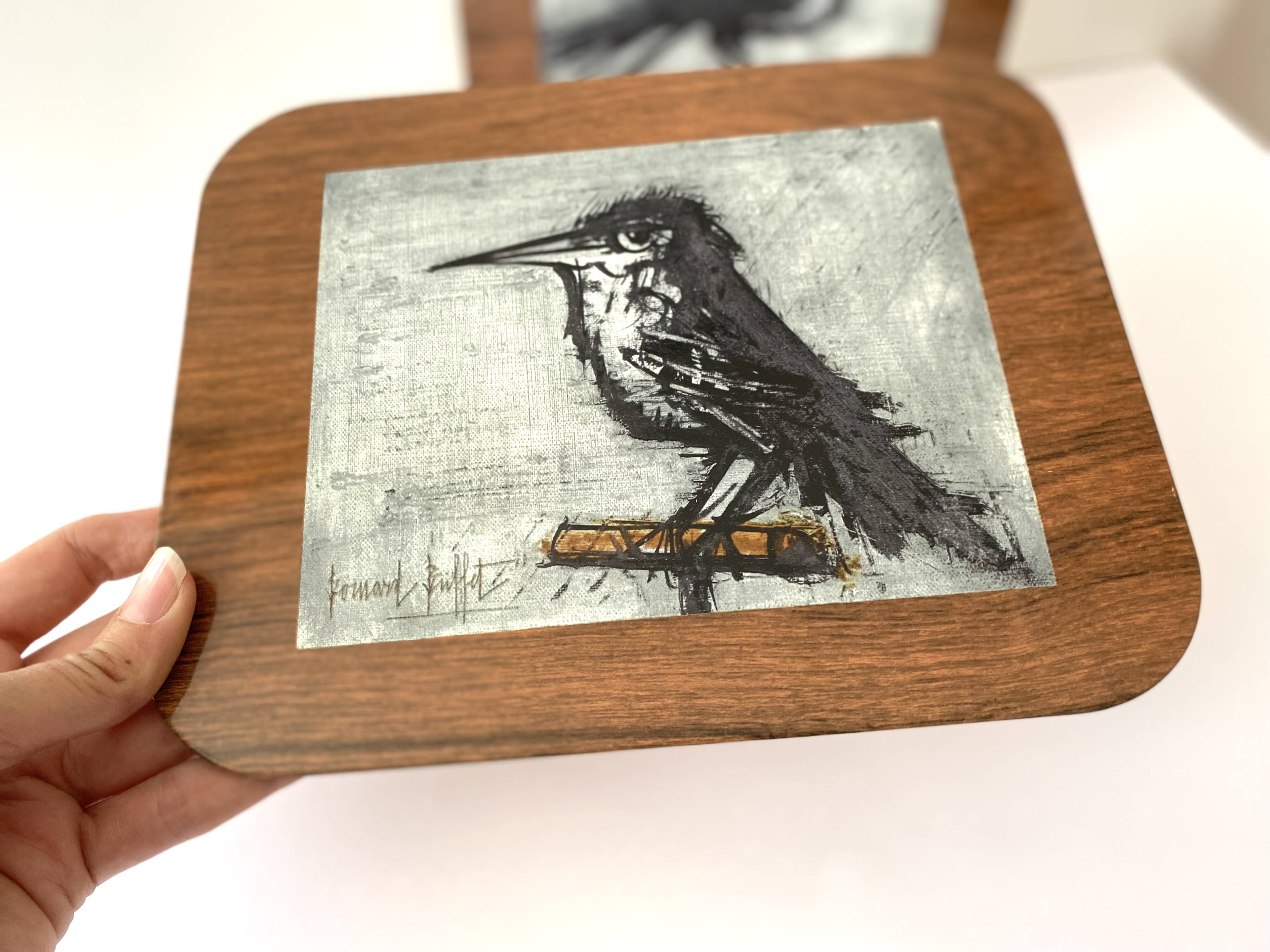 Birds trivet by Bernard Buffet vintage