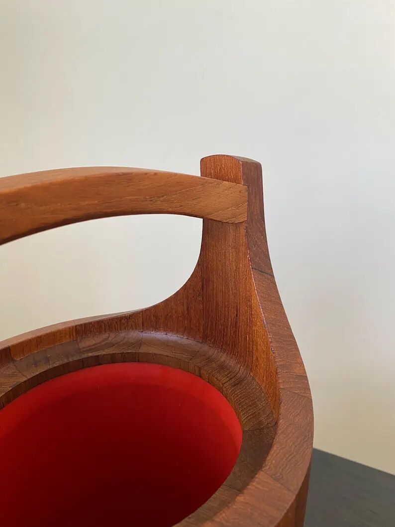 Teak ice bucket by Jens Harald Quistgaard, Denmark 1950s