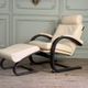 Fauteuil Nelo et son repose-pieds en cuir, åke Fribyter pour Roche Bobois, vers 1980