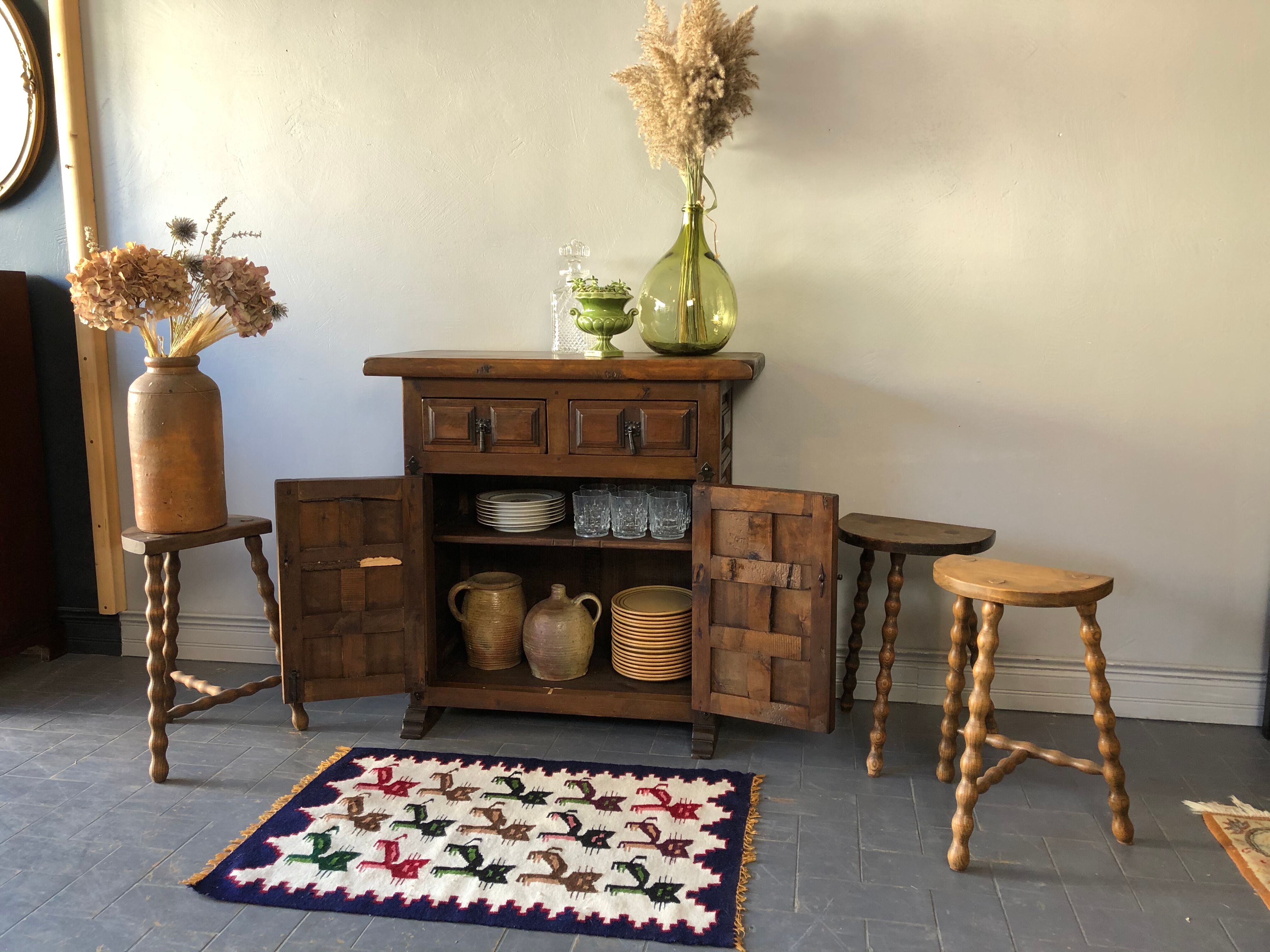 Antique walnut sideboard