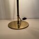 Vintage Mushroom table lamp with gold metal base , 1970s