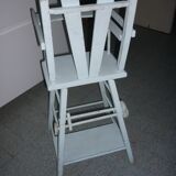 Vintage doll blue high chair