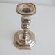 Right candle holder in silver metal from BMF West-Germany