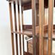Rotating mahogany and brass library — G. Borgeaud, circa 1900