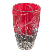 Vase vintage geometric pattern