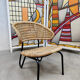 Midcentury Dutch design rattan easy chair Dirk van Sliedregt Gebr. Jonkers