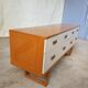 Mid century compact sideboard long chest of drawers danish Scandinavian design