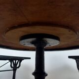 Parisian bistro pedestal table