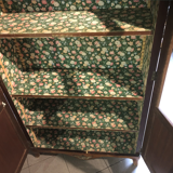 Showcase library 2 doors in mahogany of cuba 19 th Ornaments in bronze