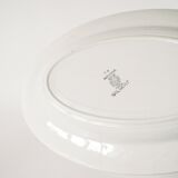 Oval platter from Sarreguemines, Gilbert pattern, early 20th century