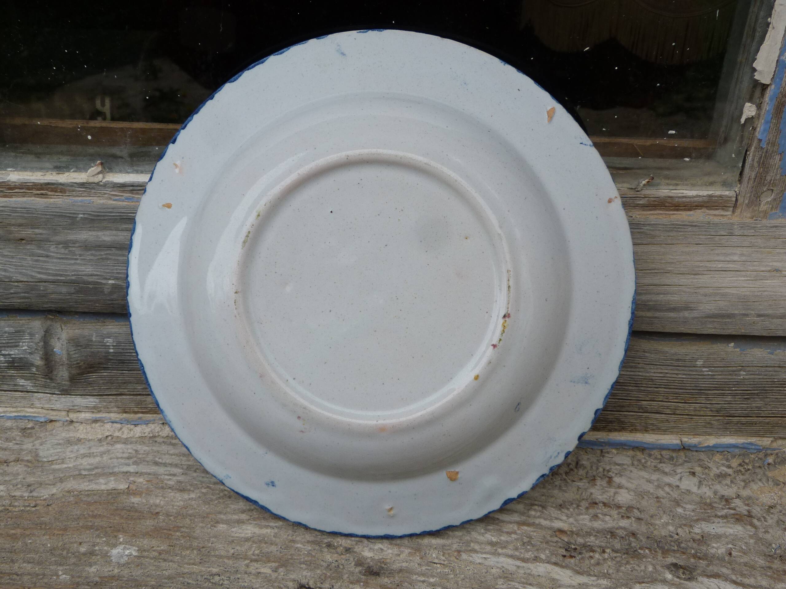 Old ceramic soup plate Charolles Auvergne