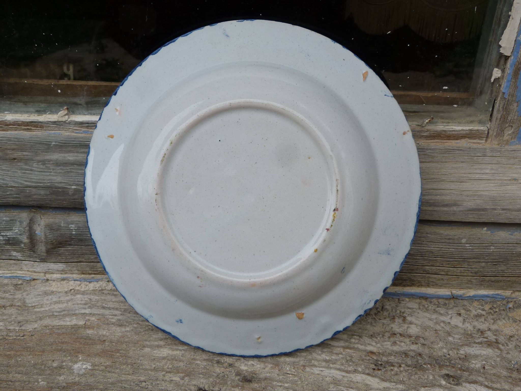 Old ceramic soup plate Charolles Auvergne