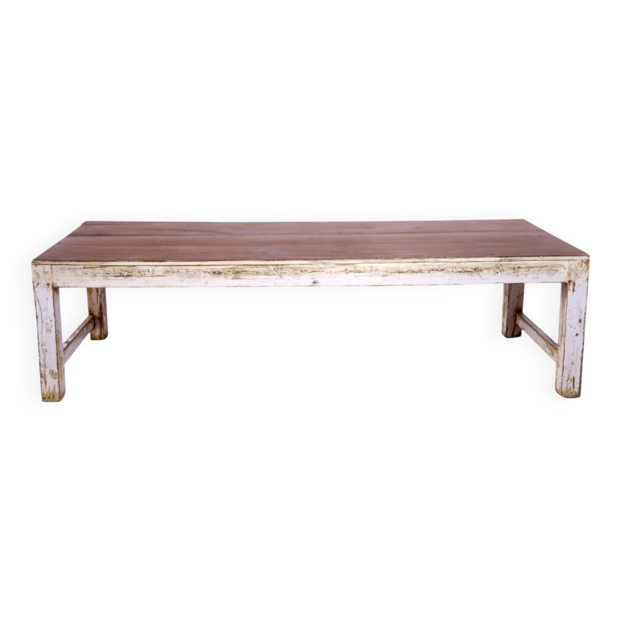 Antique coffee table in Burmese teak.