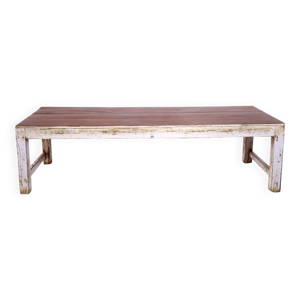 Table basse ancienne - teck birman