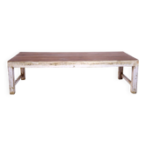 Table basse ancienne en teck birman
