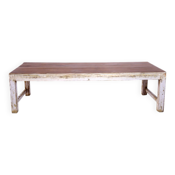 Antique coffee table in Burmese teak.