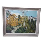 Oil painting on canvas