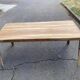 Dining table 175x80 renovated in raw solid acacia Tikamoon 6/8 people