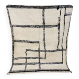 Handmade moroccan berber carpet 213 x 147 cm