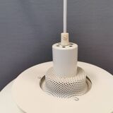 Jeka hanging lamp model 8031-P, in original white lacquer.