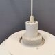 Jeka hanging lamp model 8031-P, in original white lacquer.