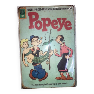 Popeye Metal Decorative Sign