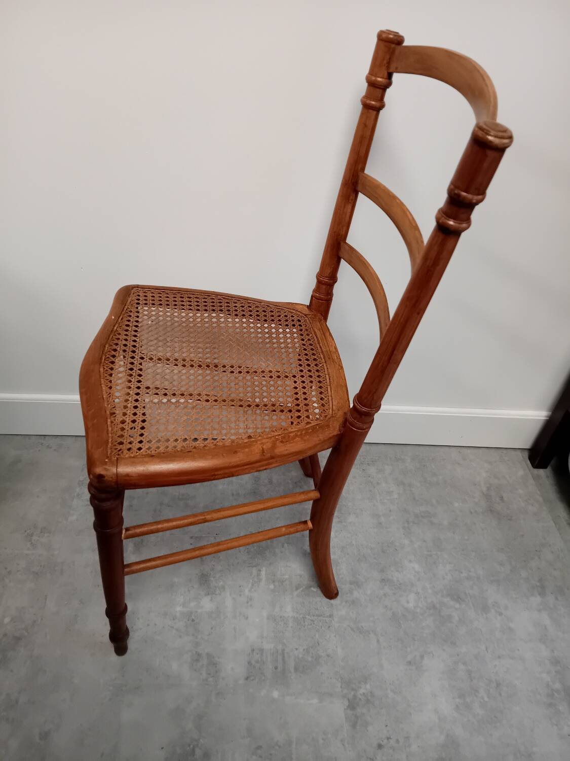 Chair with cane