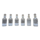 6 old glass chemist bottles