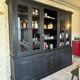 Large display cabinet with 2 sections
