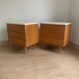 Pair of vintage bedside tables