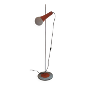 Vintage 1970s orange floor lamp