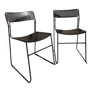 2 chaises italiennes - 1980