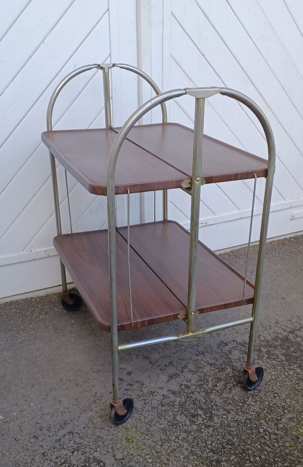 Vintage folding dessert table