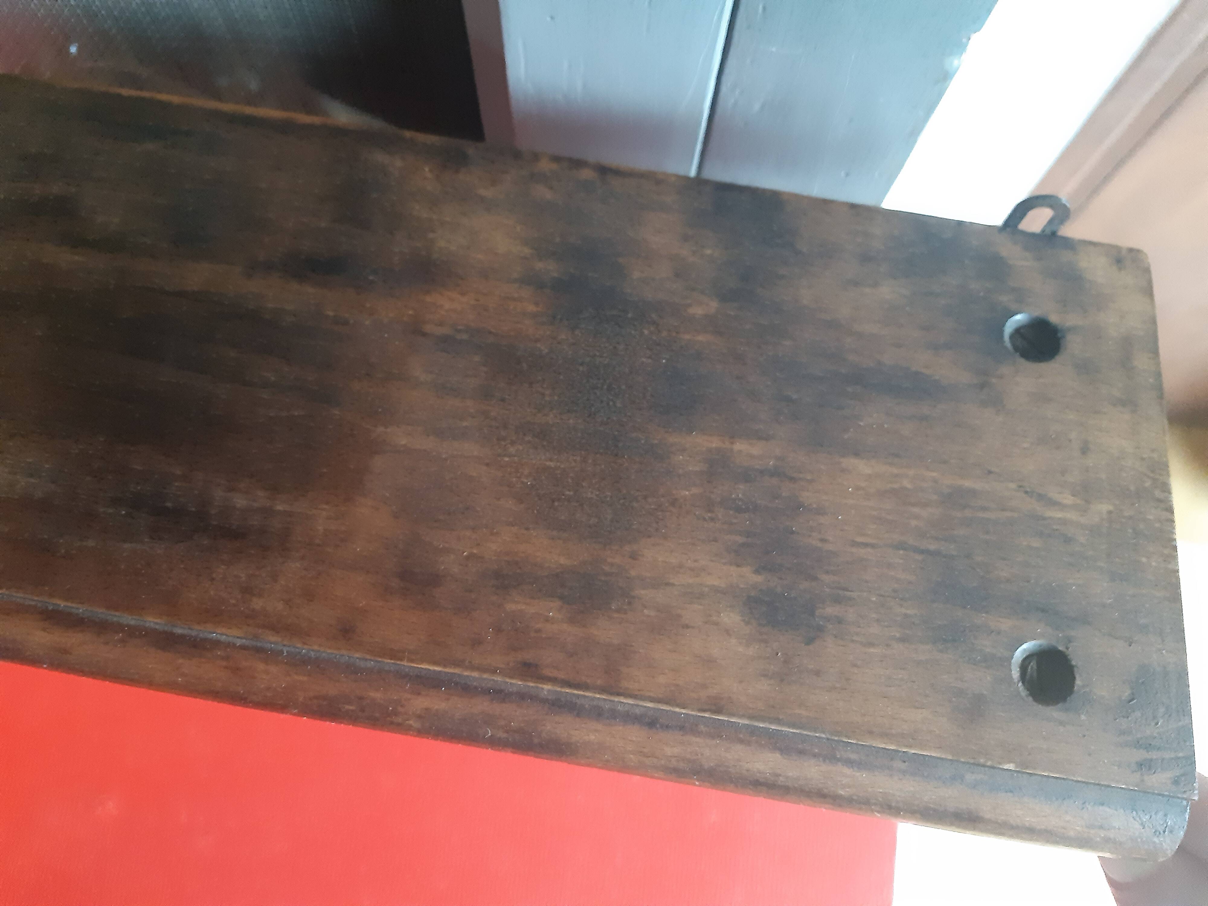 Wooden pot rack