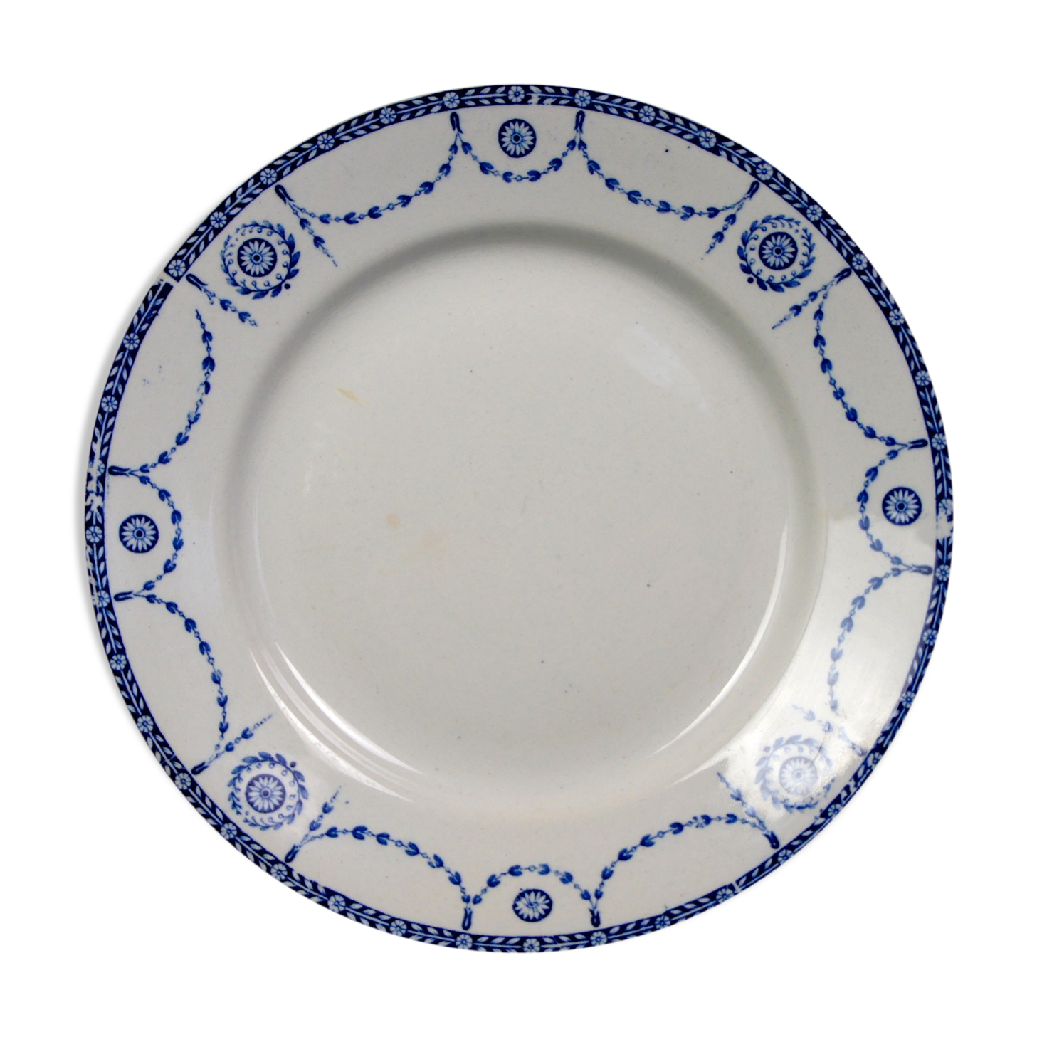 Porcelain plate K-G Lunéville "Bonaparte" 1900