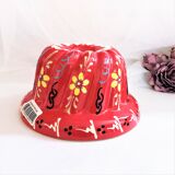 Painted terracotta kouglof mould