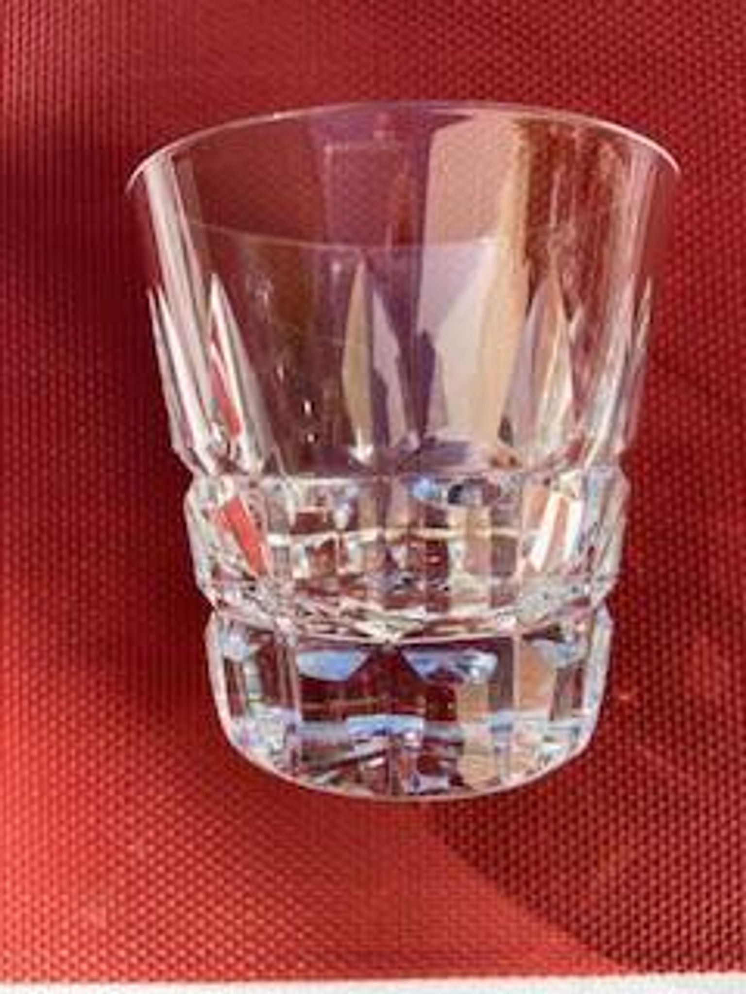 Cristal saint-louis service of 8 whisky and/or cocktail glasses manhattan