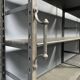 Industrial Iron Library Wall Shelving Cabinet