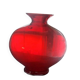 Large blown glass vase Onlylux 30 cm Italian design