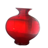 Grand vase en verre soufflé Onlylux 30 cm design italien